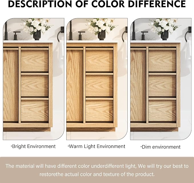 WELLFOR 36" Bathroom Vanity - Image 7