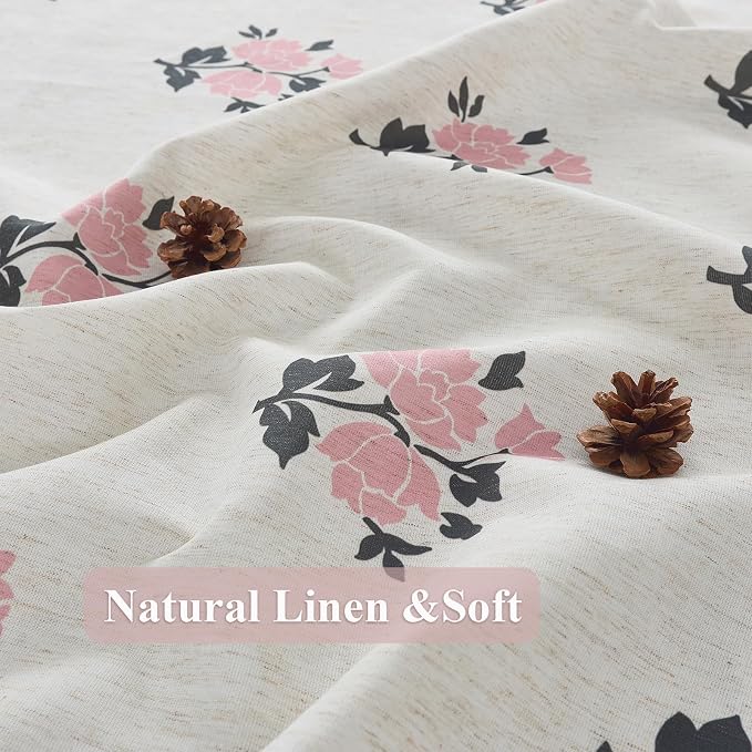 ORTIGIA Boho Pink Shower Curtains - Image 8
