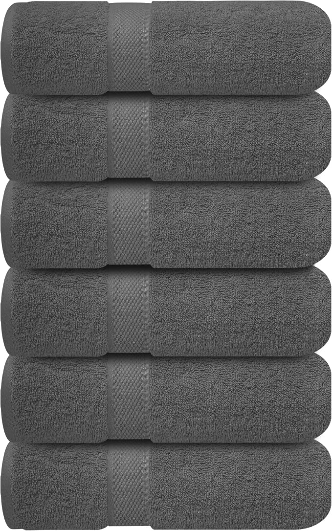 Infinitee Xclusives Dark Grey Hand Towels by InfiniteeXclusives