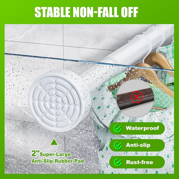 Ausemku Shower Curtain Rod - Image 2