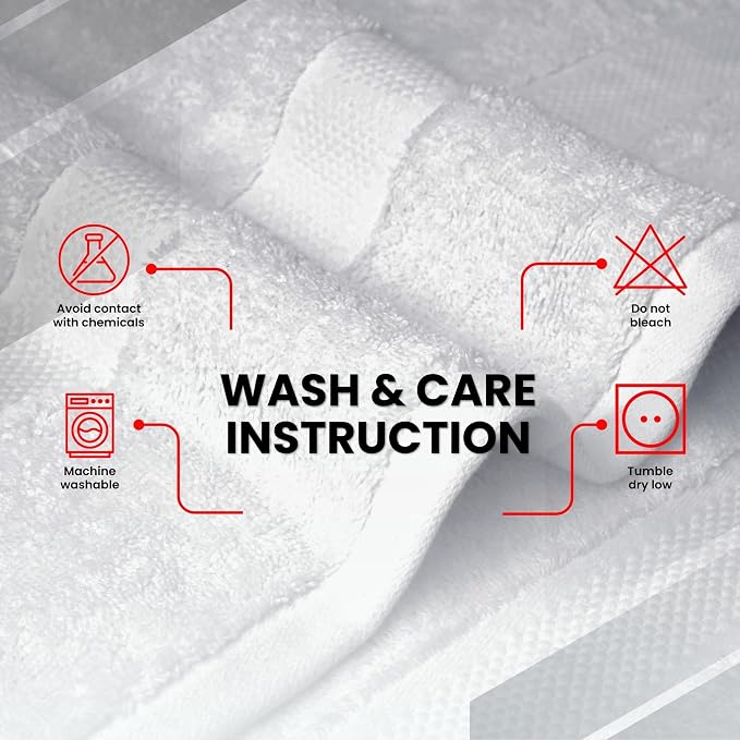 Infinitee Xclusives– Luxury Bath Sheets Towels – 2 Pack 600 GSM– 100% Ring Spun - Image 6