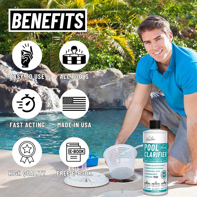 Pool Clarifier - Natural Chitosan Clarifier, Swimming Pool Cleaner Liquid - Image 4