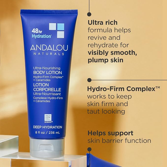 Andalou Naturals Body Lotion, Deep Hydration Lotion - Image 2