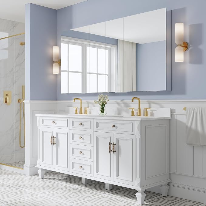 WELLFOR 72" x 36" Bathroom Medicine Cabinet - Image 13