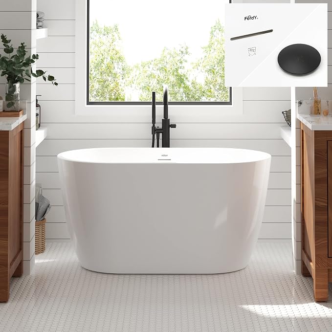 FerdY 47" Bali Acrylic Freestanding Bathtub - Image 2