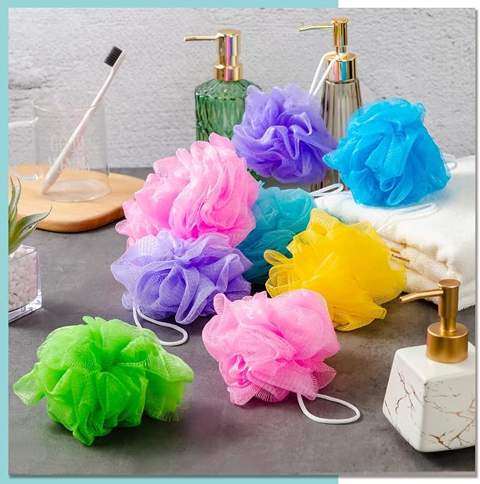 CHENGU 80 Pcs Loofah Bulk Sponge Bath Sponges - Image 6