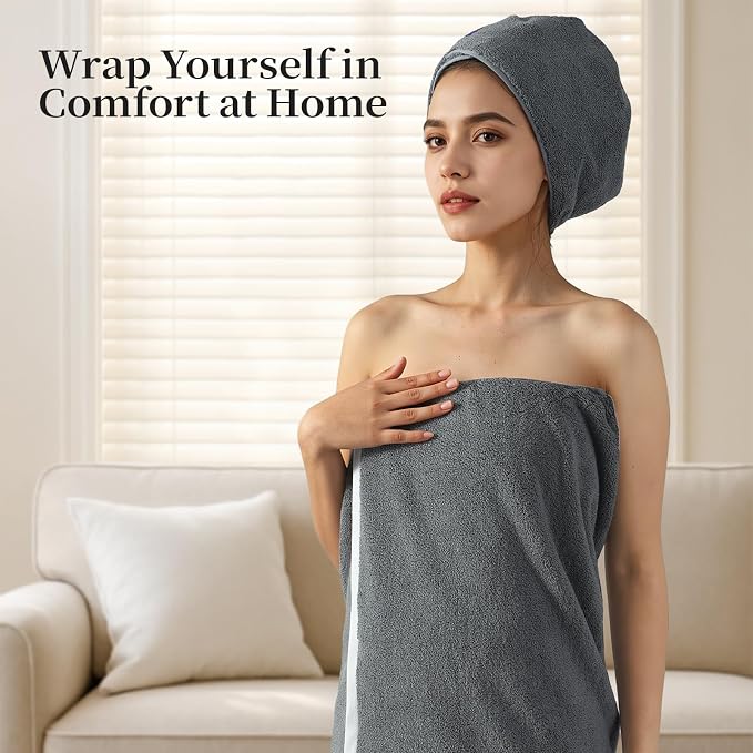 REDKISS 2 Pack 100% Cotton Bath Towels - Image 4