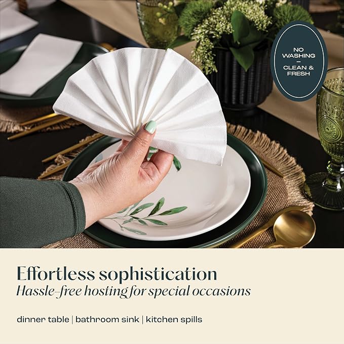Disposable Linen-Feel Guest Towels - Image 6