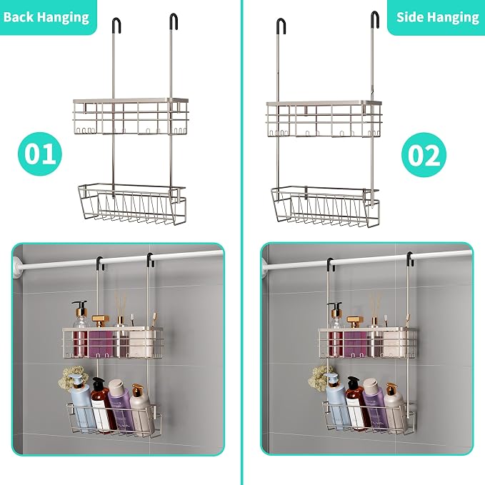 HapiRm Hanging Shower Caddy Organizer - Image 3
