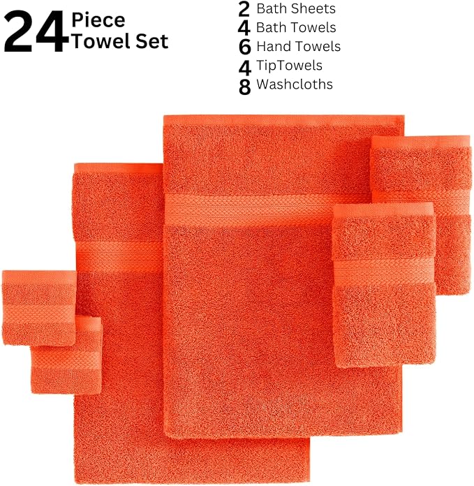 LANE LINEN 100% Luxury Cotton Bath Towel Set - Image 5
