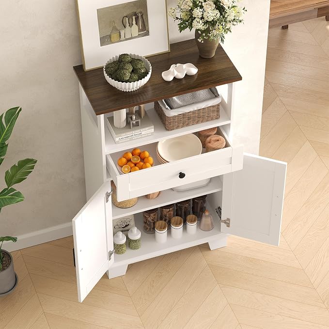 Farmhouse Bathroom Storage Cabinet - Image 4