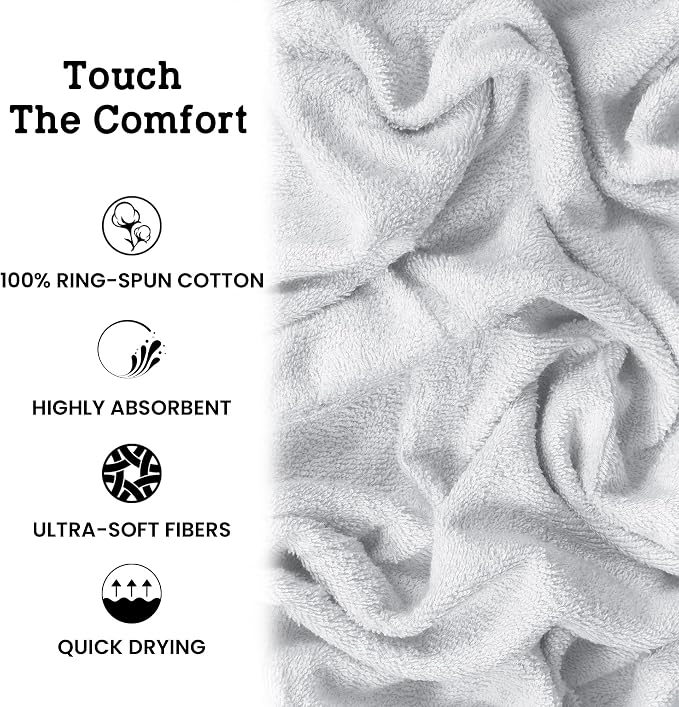 Casa Lino 100% Cotton Hand Towels - Image 5