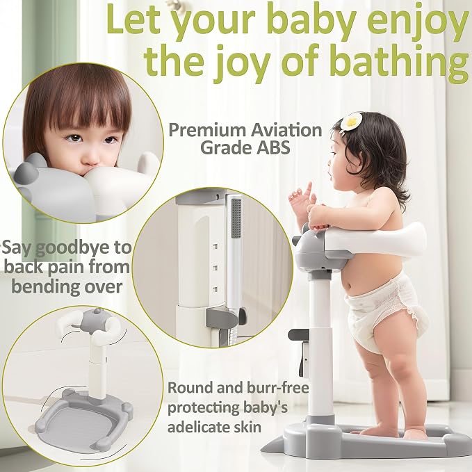 Baby Shower Stand, Baby Standing Bath - Image 5