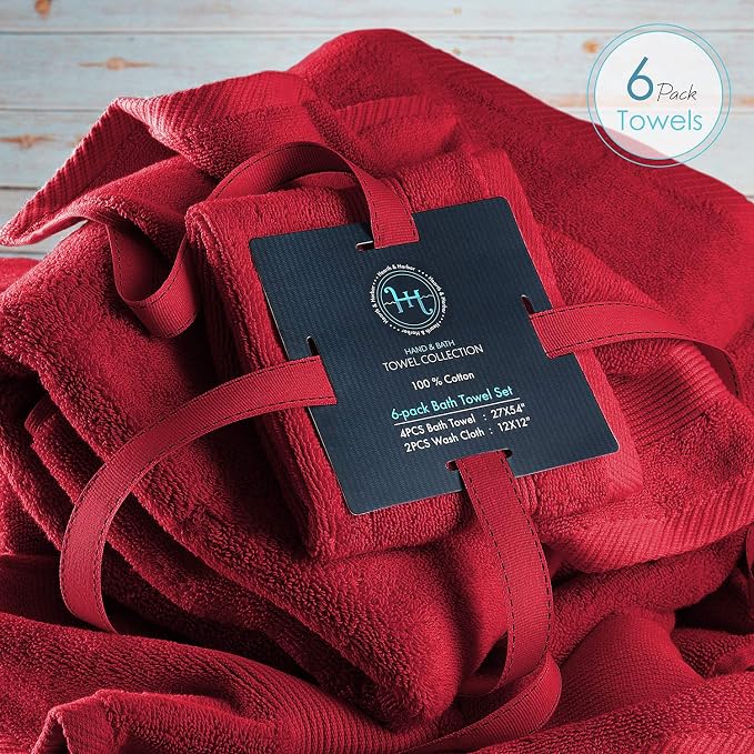 Hearth & Harbor Bath Towels for Bathroom - Image 4