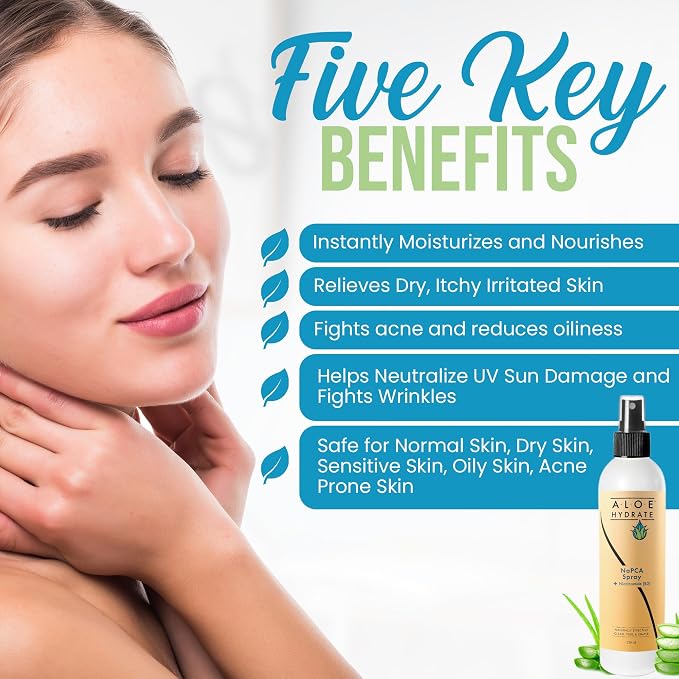NaPCA Moisturizer Face Mist & Body Spray. Deep Hydrating Spray – Refresh & - Image 4