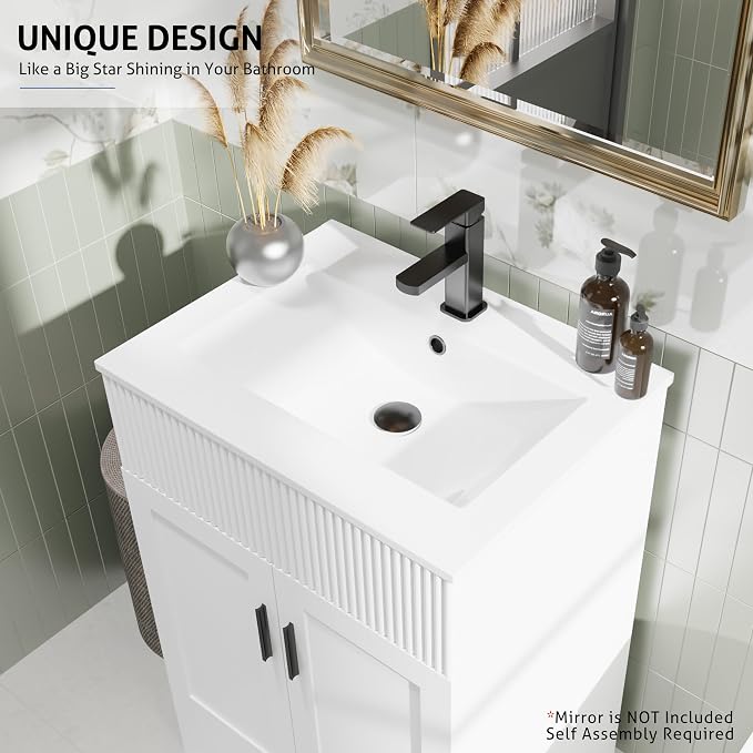 eclife 24" Bathroom Vanities Sink Combo - Image 5