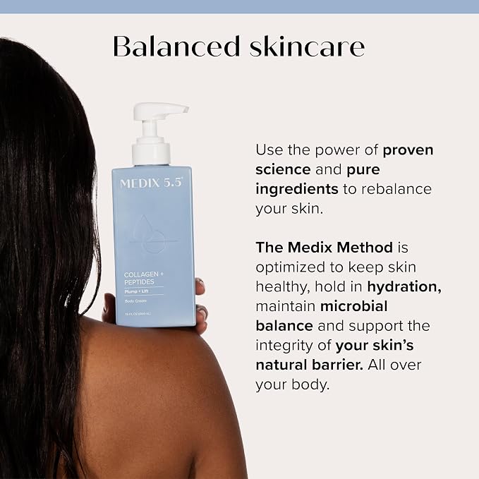 MEDIX Fragrance Free Firming Retinol Body Lotion + Collagen Peptides Cream 2pc - Image 8
