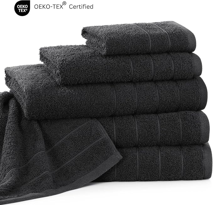 Casa Platino 100% Cotton Bathroom Towels Set - Image 6