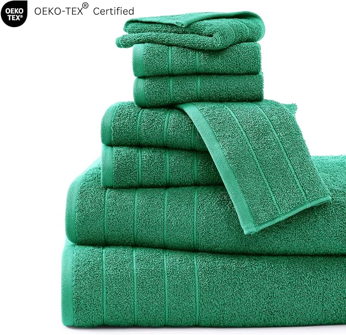 Casa Platino 100% Mercerized Cotton Bathroom Towel Set - Image 3