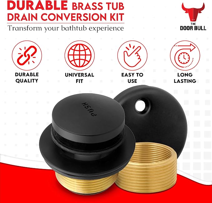 Tip-Toe Bathtub Drain Trim Kit - Image 2