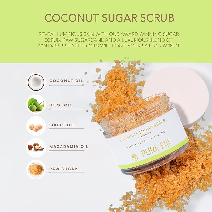 Pure Fiji Coconut Sugar Body Scrub - Image 6