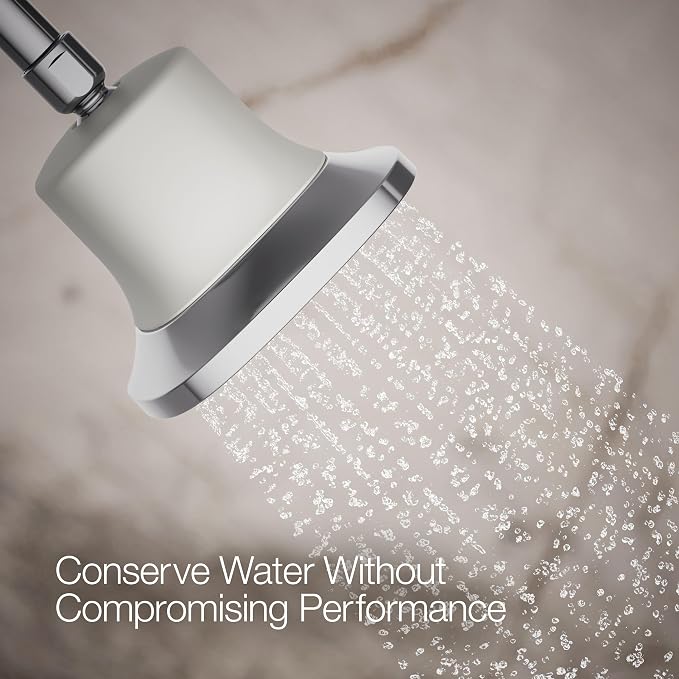 Kohler 37722-Y-CP Cinq™ Square single-function filtered showerhead, 2.5 gpm - Image 4