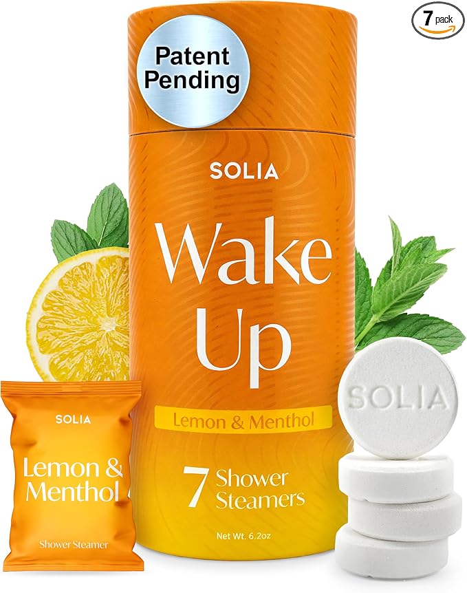Solia Energizing Citrus Menthol Shower Steamers 7-Pack by Unknown