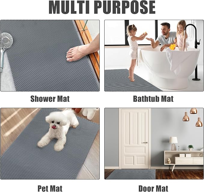 HOMBYS 47 x 32 Extra Large Shower Mat - Image 7