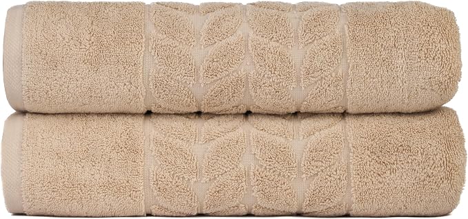 BAGNO MILANO Organic Turkish Cotton Bath Towels, Luxury Jacquard Collection by BagnoMilanoLuxurySoftness