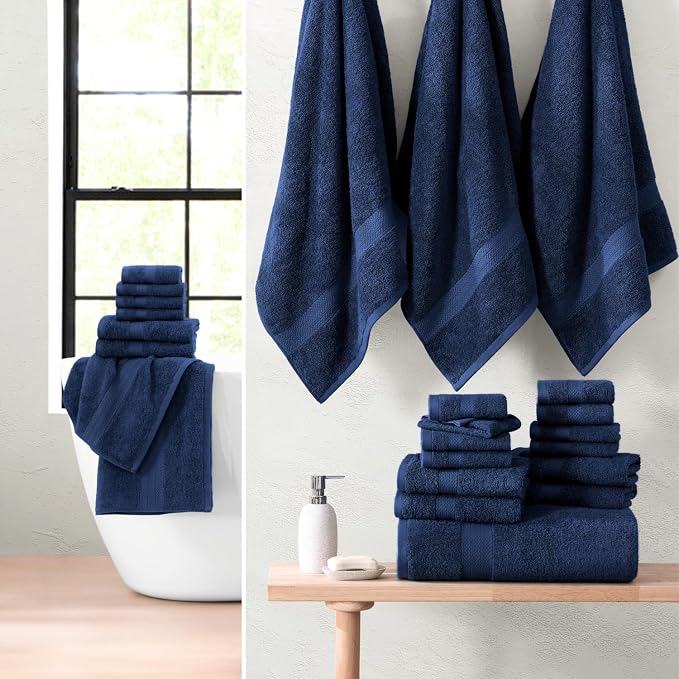 LANE LINEN 24 PCs Bath Towel Set - Image 3