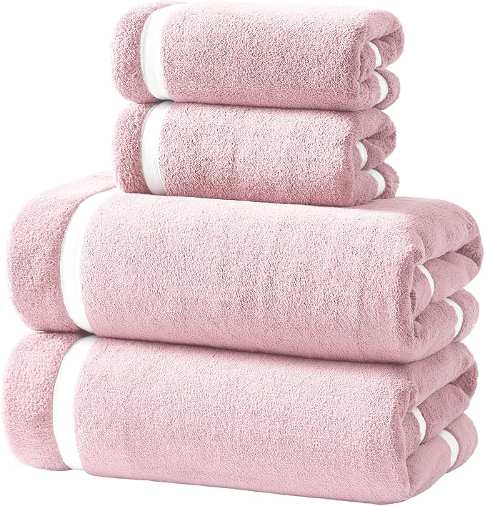 REDKISS 4-Piece Bath Towel Set by REDKISSOnline