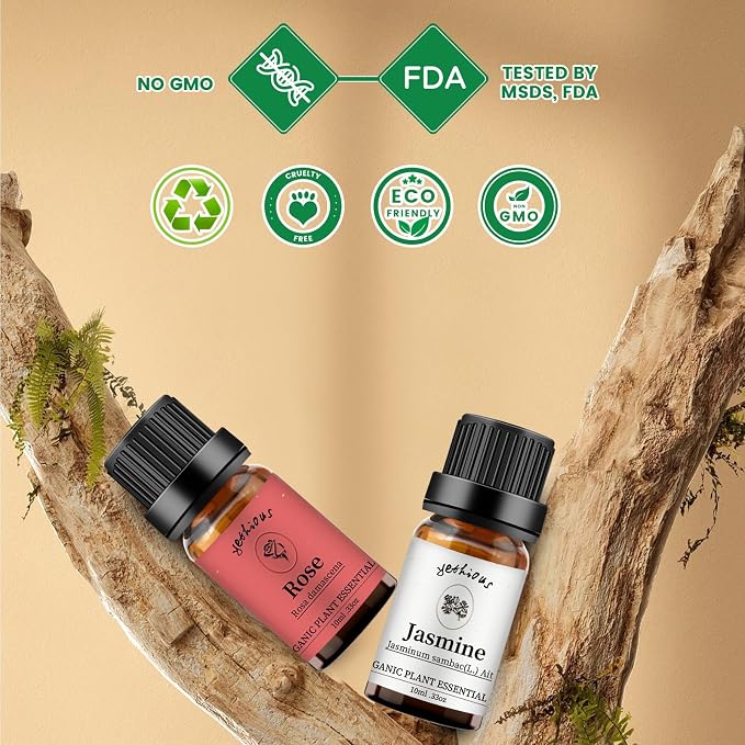 yethious Rose Essential Oil Jasmine Essential Oil - Image 6