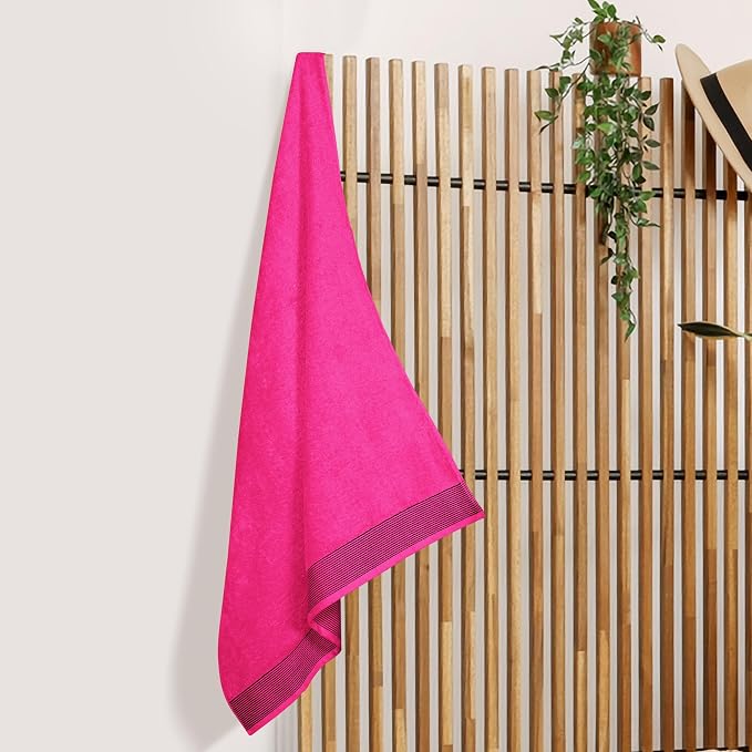 Belizzi Home Cotton 2 Pack Oversized Bath Sheet 35 x 70, Large Bath Sheet - Image 2