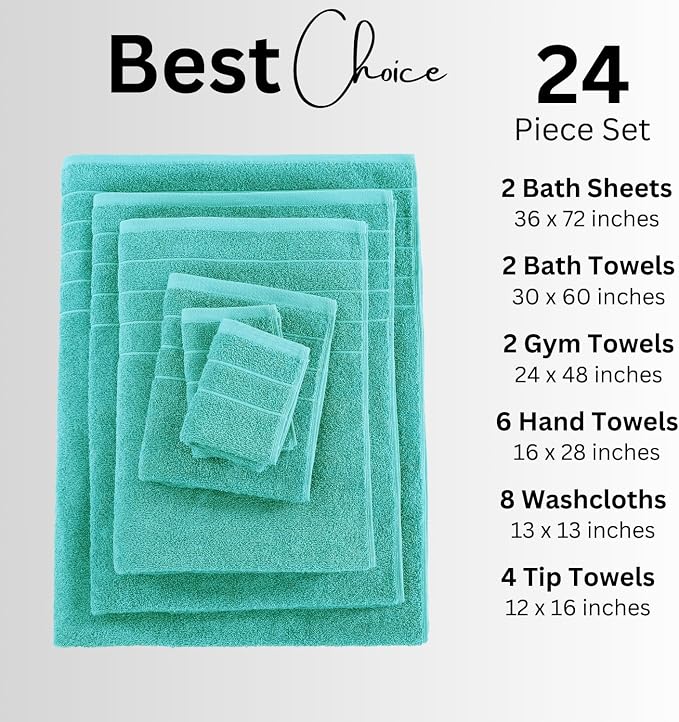 Casa Platino 100% Cotton Towels - Image 4