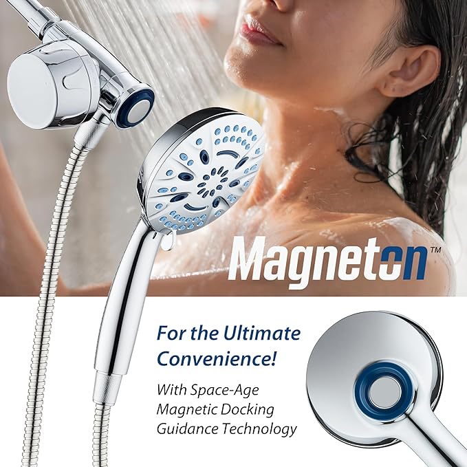 AquaCare Magneton 8-setting Magnetic Docking Hand Shower - Image 3