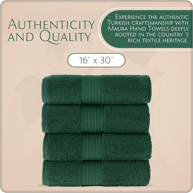 MAURA Basics Hand Towels for Bathroom - Image 2