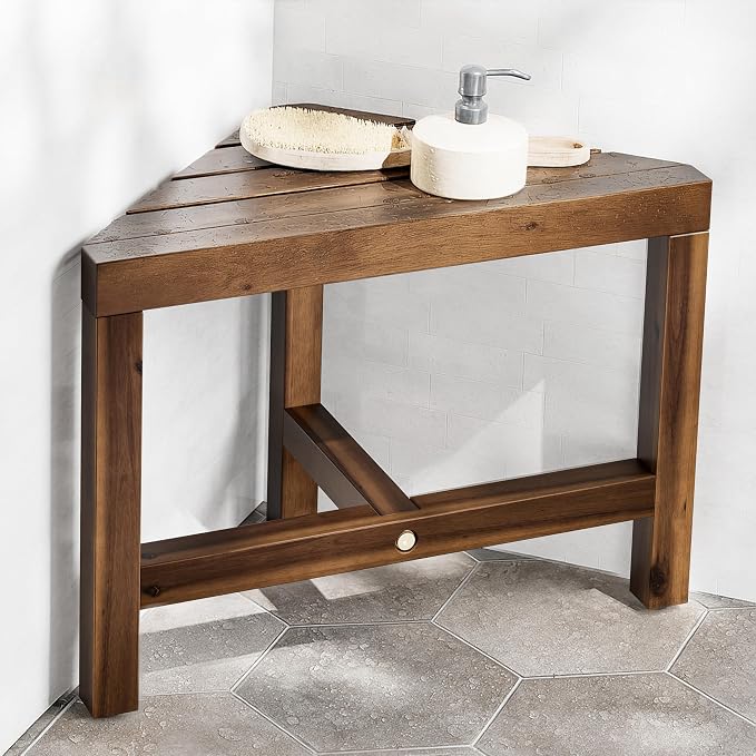 HOLANA Acacia Shower Foot Rest by HOLANA