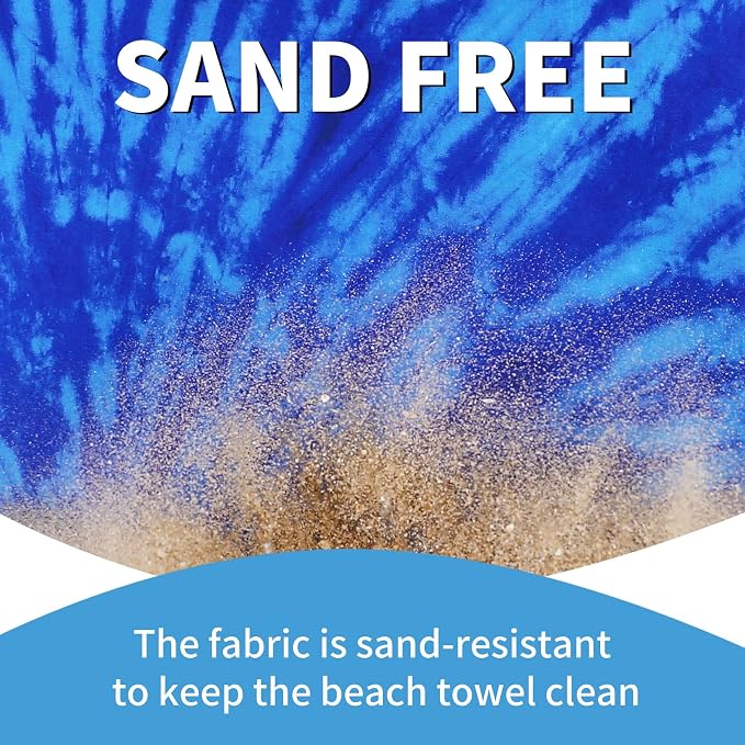 4 Pack Lightweight Thin Beach Towel Oversized 71"x32" Big Extra Large - Image 5