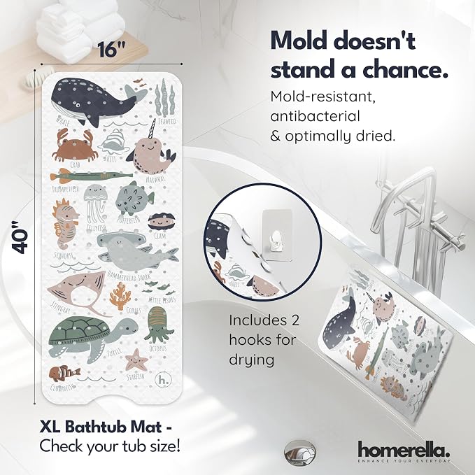 Bath Tub Mat Non Slip Anti Mold - Image 3