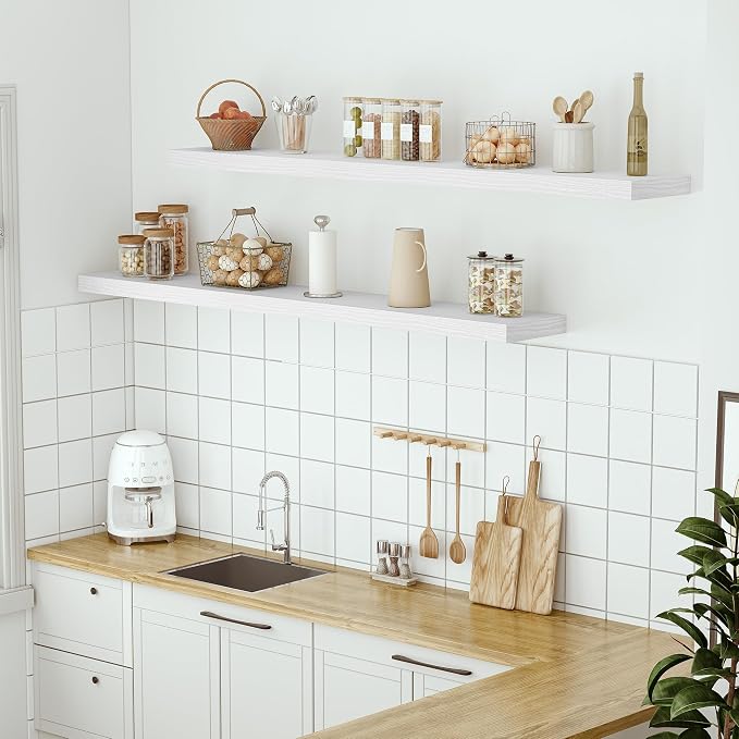 Vivelove 55" Long Floating Shelves - Image 5