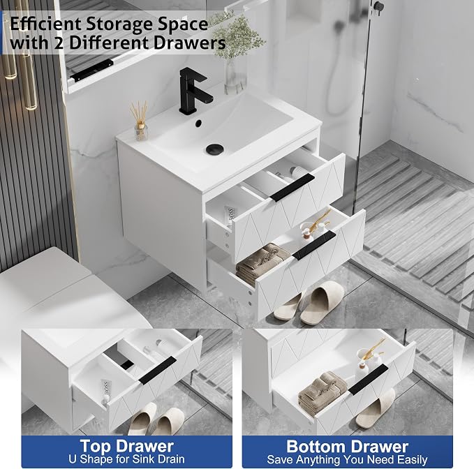 eclife 24" Bathroom Vanities Cabinet - Image 5