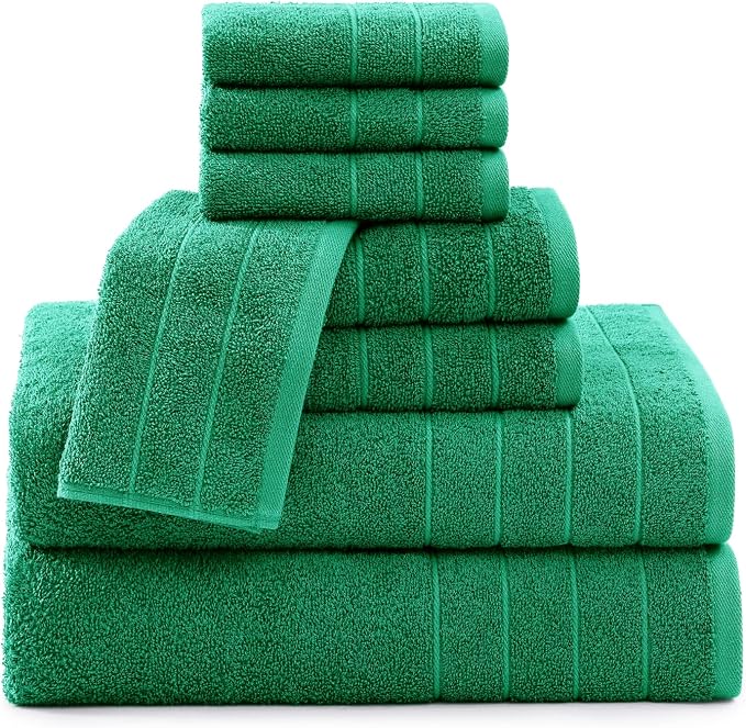 Casa Platino 100% Mercerized Cotton Bathroom Towel Set - Image 2