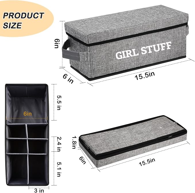 Tampon Holder for Bathroom, Bathroom Storage Containers - Image 7