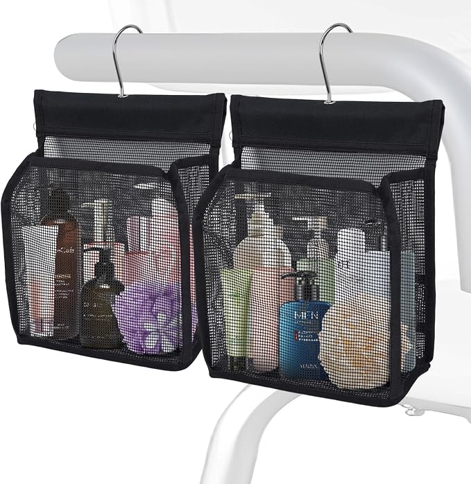 2 Pack Hanging Shower Caddy for Shower Chair, Mesh Shower Caddy by Unknown