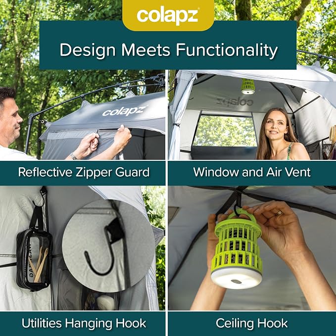 Colapz Camping Shower Tent and Pop Up Toilet Tents - Image 3