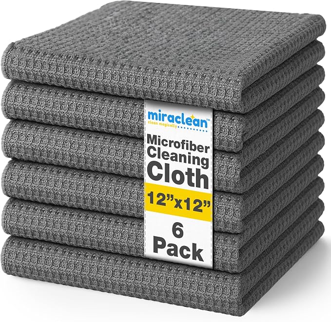 Waffle Weave Microfiber Cloths by MIRACLEAN