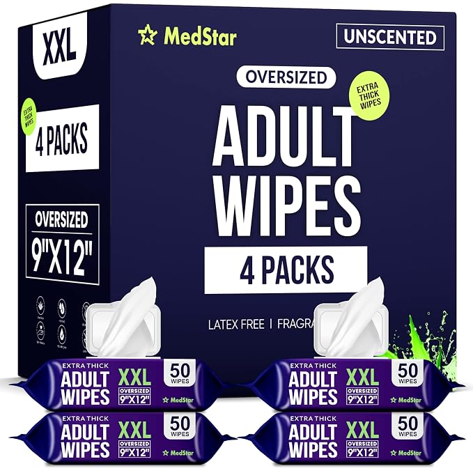 Adult Wipes for Elderly 4 Pack by Unknown