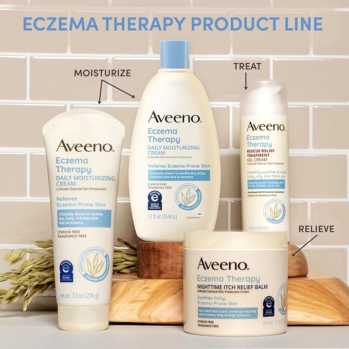 Aveeno Eczema Therapy Daily Moisturizing Body Cream - Image 5