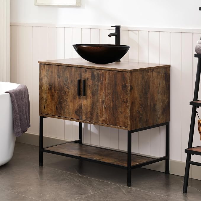 UEV Rustic Brown 36" Bathroom Vanity - Image 5