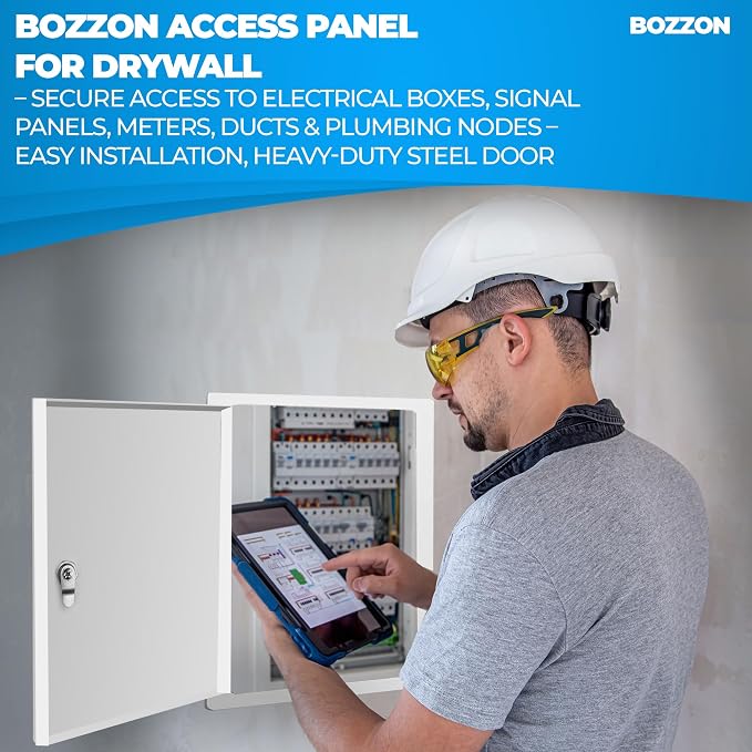 BOZZON Access Panel for Drywall 24 x 24 inch – Metal Door - Image 6